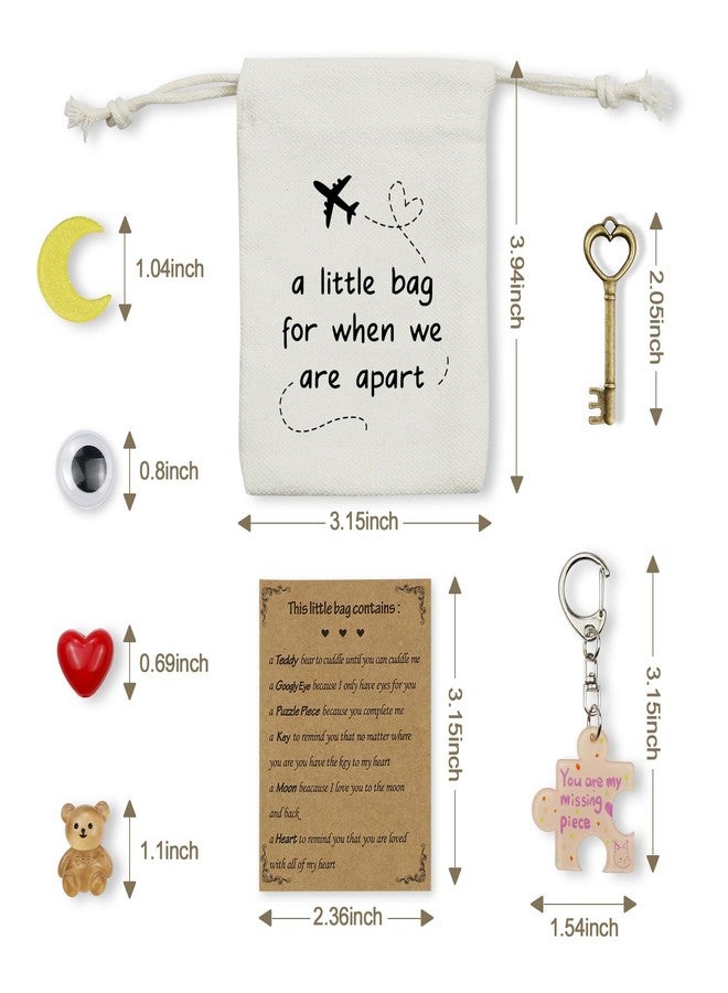 wavvter Long Distance Relationship Gifts, Little Bag Accessories Gifts for Lovers and Friends Boyfriend (Long Distance Bag) - Image 2